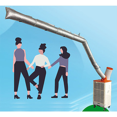 スポットクーラー用不織布ダクトホース基本セット/M1294LNHS-10SET 問い合わせ番号 Z-01057-7