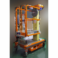 中古手動回転ハンドル式ガス圧高所作業台JLG社/品番 ECOLIFT2018年製 問い合わせ番号 Z-01078-3