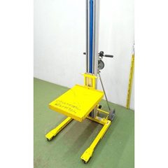 中古高揚程ベルト式手動リフターH3350mm／品番　W-330 問い合わせ番号　Z-01094-2